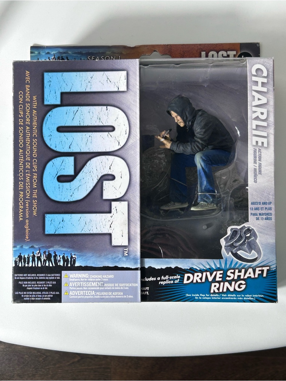 McFarlane Toys LOST Charlie Action Figure Drive Shaft Ring Sealed 2006